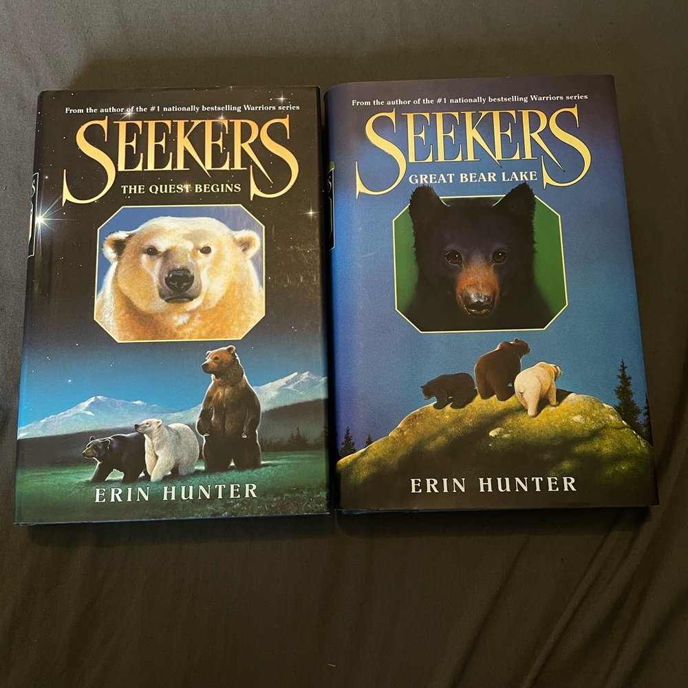 Seekers HardCover Book Set with Black and Blue Covers